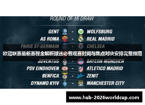 欧冠联赛最新赛程全解析球迷必看观赛时间与焦点对决安排完整指南 欧冠联赛最新赛程全解析球迷必看观赛时间与焦点对决安排完整指南